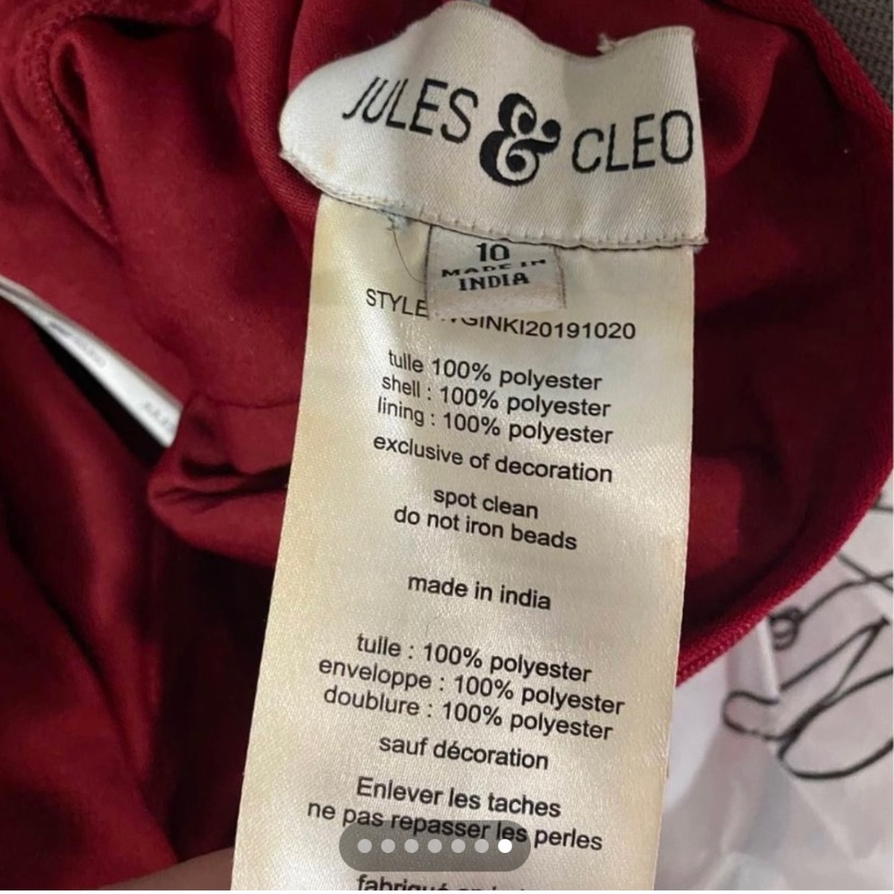 Jules and Cleo Red Sequin dress